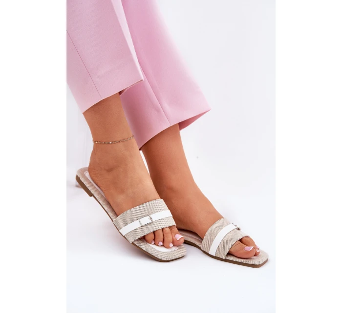 Plné Dámské Sandály S Páskem A Přezkou model 21689565 - Boto Plné Dámské Sandály S Páskem A Přezkou model 21689565 - Boto