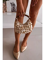 Baleríny z Eko Kůže Zlaté model 22091917 - Boto Baleríny z Eko Kůže Zlaté model 22091917 - Boto