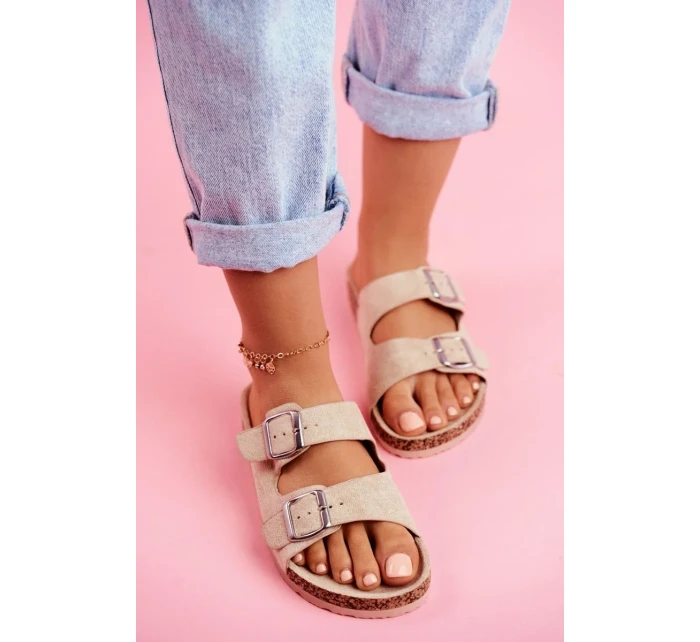 Dámské Nazouváky Béžové Si Senor