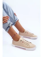 Dámská kožená sportovní obuv béžová Mosaia Dámská kožená sportovní obuv béžová Mosaia