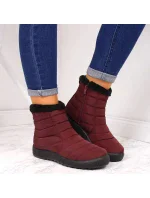 Dámské nepromokavé sněhové boty Vínová NEWS model 19368052 - Inello Dámské nepromokavé sněhové boty Vínová NEWS model 19368052 - Inello