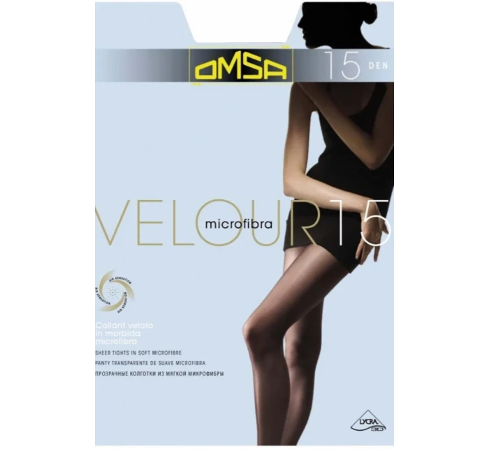 Velurové punčocháče 15-5