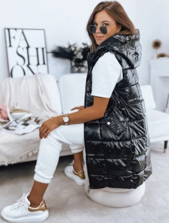 Dámská prošívaná vesta LUCI černá FashionStreet TY3155