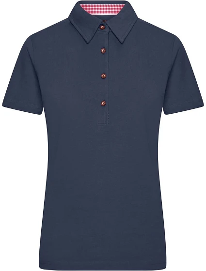 Daiber JN 715 Dámské piqué polo v tradičním krojovém stylu 02.0715 navy/red white Daiber JN 715 Dámské piqué polo v tradičním krojovém stylu 02.0715 navy/red white