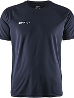 Craft Teamwear Squad Go Contrast Jersey M Pánské kontrastní sportovní tričko 82.2725 navy