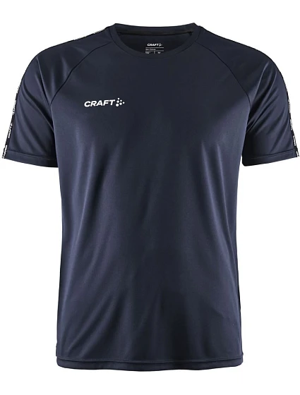 Craft Teamwear Squad Go Contrast Jersey M Pánské kontrastní sportovní tričko 82.2725 navy
