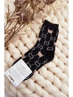 Teplé Bavlněné Ponožky S model 21645018 Černé - Aura.via