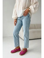 Polobotky z přírodního semiše Vinceza 95391 Fuchsiová