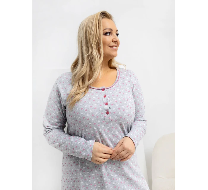 DU KN noční košile FP 605.69 šedá DU KN noční košile FP 605.69 šedá