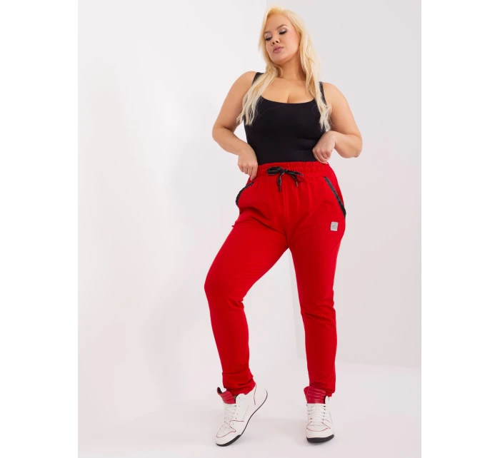 Spodnie dresowe RV DR 6736.58 czerwony