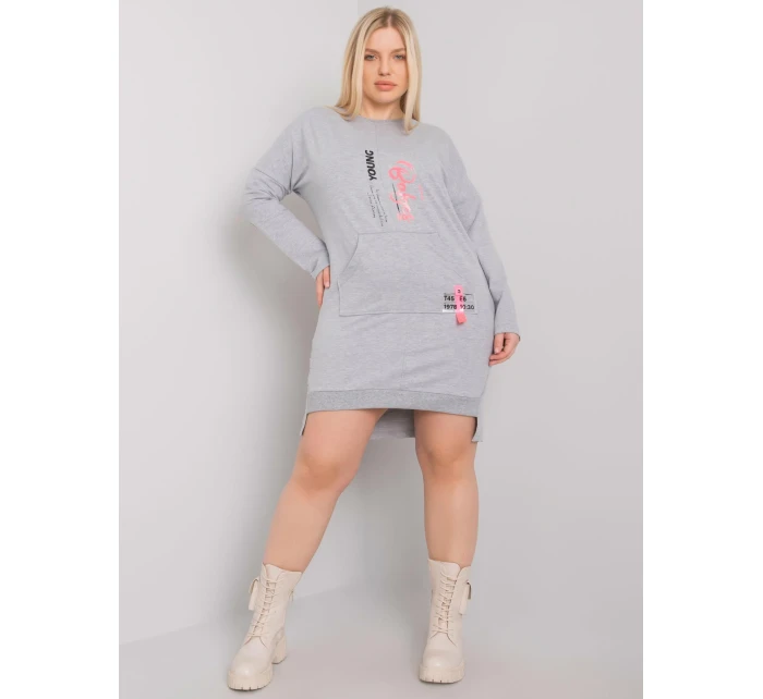 Šaty RV SK 7178.44 šedá