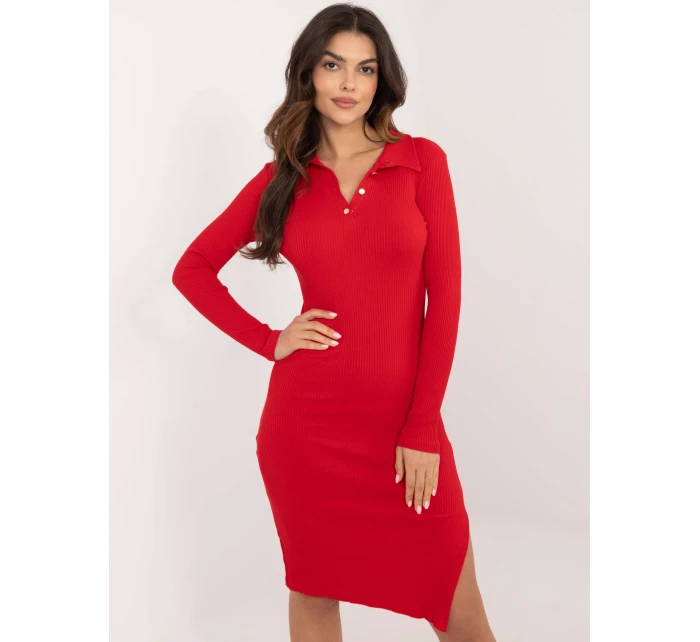 Sukienka RV SK model 20616328 czerwony - FPrice Sukienka RV SK model 20616328 czerwony - FPrice