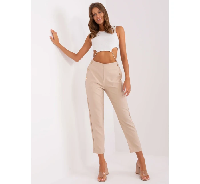 TW SP OB055 kalhoty.45 světle béžová