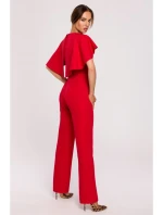 M670 Kombinéza s volánky - červená M670 Kombinéza s volánky - červená