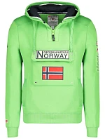Unisex mikina WW4181H/GN Zelená vzor - Geographical Norway