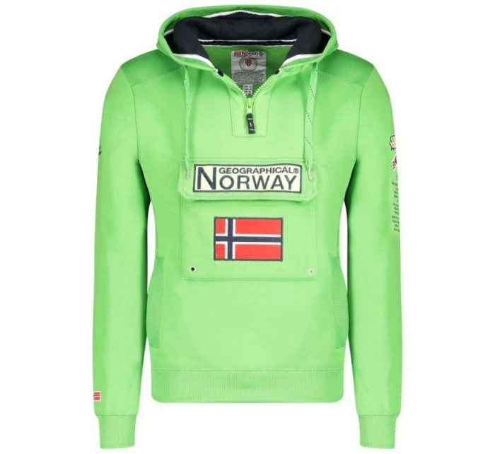 Unisex mikina WW4181H/GN Zelená vzor - Geographical Norway Unisex mikina WW4181H/GN Zelená vzor - Geographical Norway