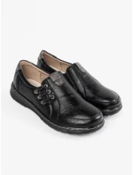 Módní  polobotky černé dámské platforma