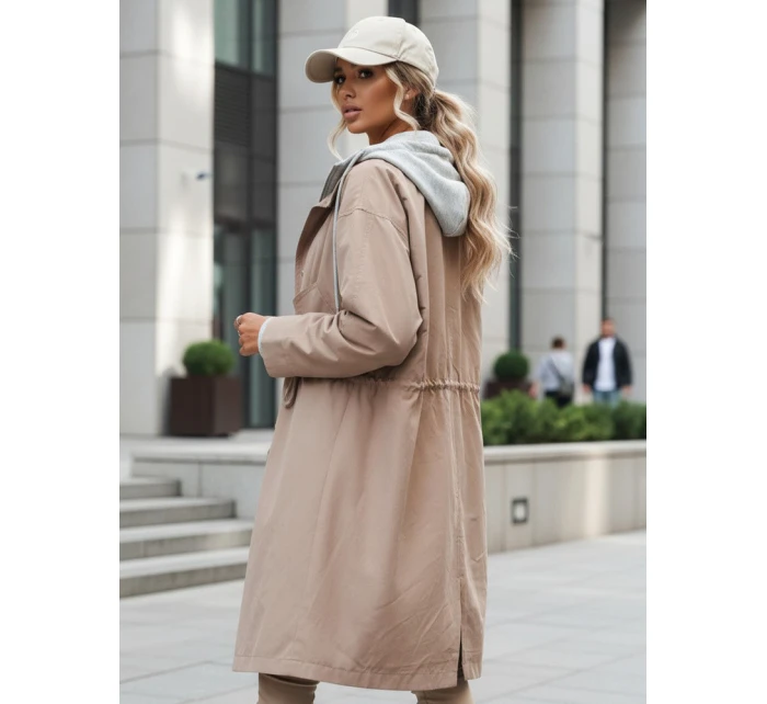 Kurtka parka damska LOIRE beżowa FashionStreet TY4295