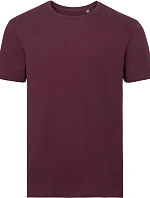 Russell Athletic 108M Pánské tričko Pure Organic 10.108M burgundy