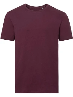Russell Athletic 108M Pánské tričko Pure Organic 10.108M burgundy