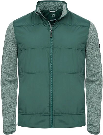 Cutter & Buck Stealth Jacket Men Pánská hybridní strečová bunda 68.1442 pine green Cutter & Buck Stealth Jacket Men Pánská hybridní strečová bunda 68.1442 pine green