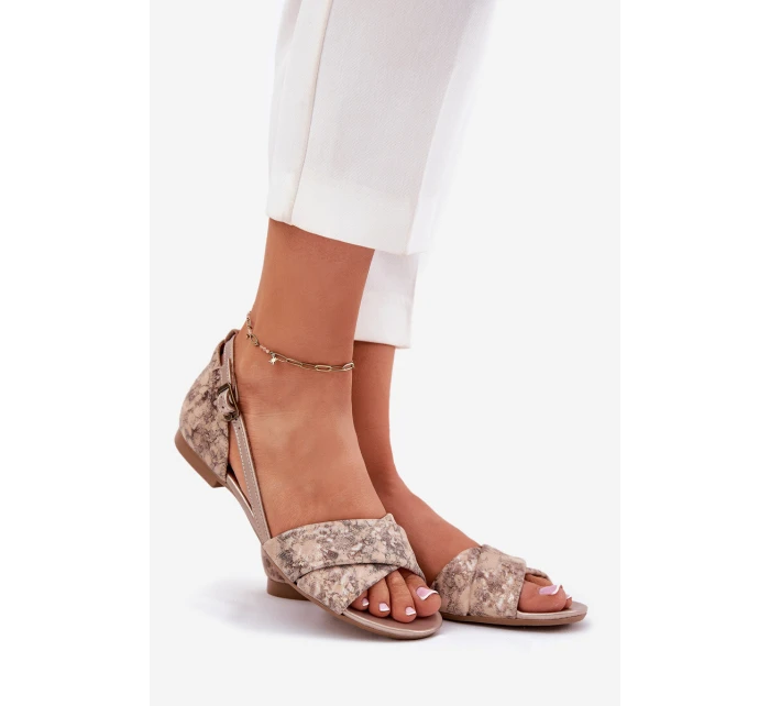 Kožené Sandály S  Tmavě Modré model 21695032 - Maciejka