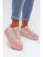 Dámské tenisky na platformě Růžové Galleria