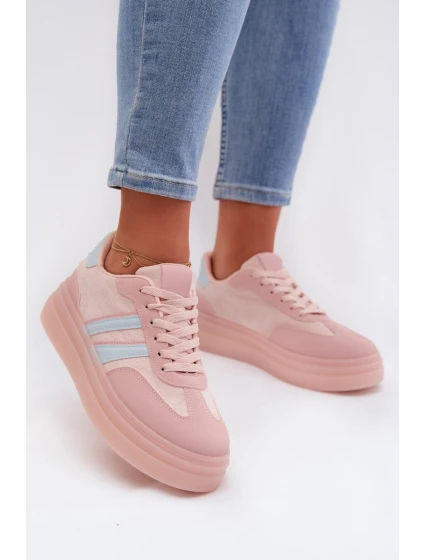 Dámské tenisky na platformě Růžové Galleria