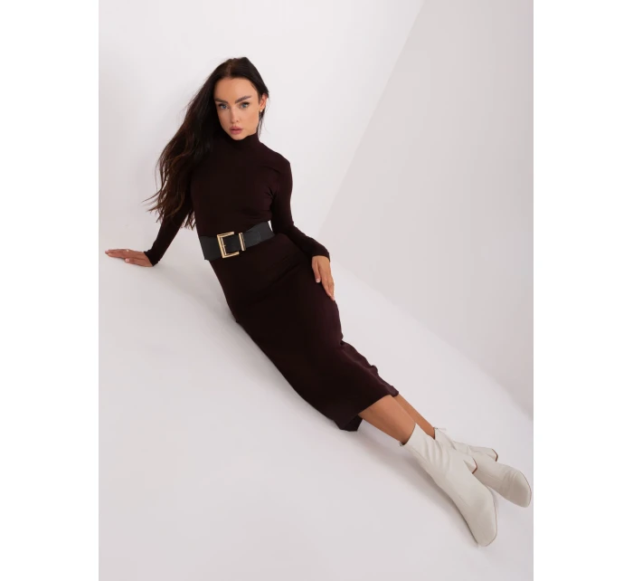 EM SK 778 šaty.65 tmavě hnědá EM SK 778 šaty.65 tmavě hnědá