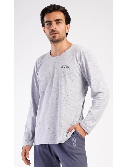 Pánské pyžamo dlouhé World model 20610329 - Vienetta MAN