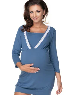 ~Koszula nocna ciążowa model 138227 PeeKaBoo