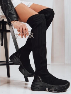 Dámské ponožkové boty černé FashionStreet ZY1321