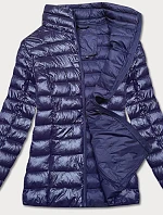 Dámská lehká prošívaná bunda tmavě modrá (5M706-215)