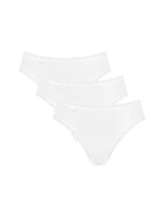 Dámské kalhotky 3 pack Cotton Lace Thai white - Sloggi Dámské kalhotky 3 pack Cotton Lace Thai white - Sloggi