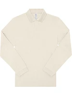 B&C My Polo 180 LSL Piqué polo s dlouhým rukávem 01.U425 off white B&C My Polo 180 LSL Piqué polo s dlouhým rukávem 01.U425 off white