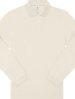 B&C My Polo 180 LSL Piqué polo s dlouhým rukávem 01.U425 off white