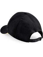 B 20 6 panelová sandwich kšiltovka  black/yellow model 22481332 - Beechfield