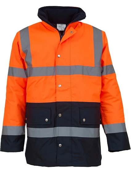 Yoko HVP 302 Hi-Vis Parka 79.P302 hi vis orange/navy