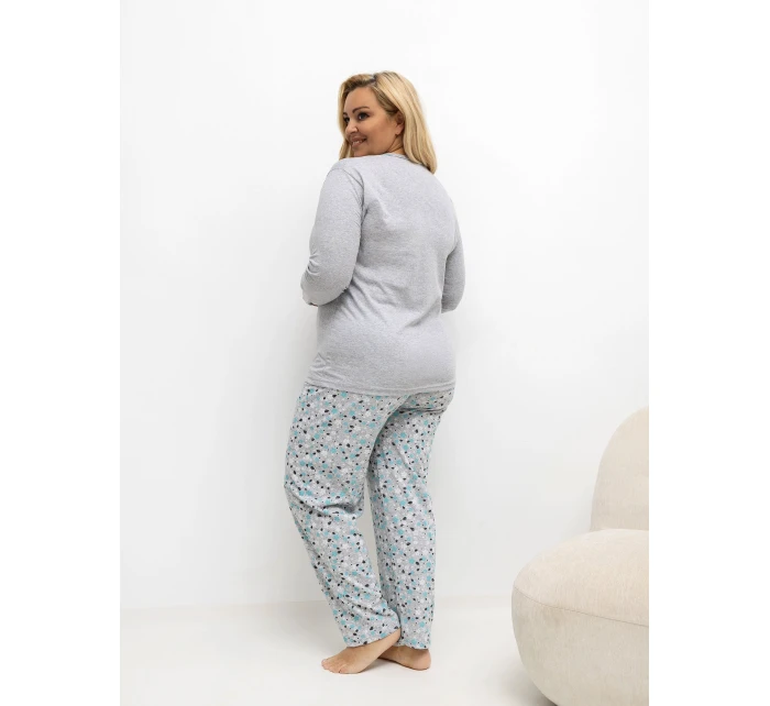 DU KN pyžamo FP 502.97 šedé DU KN pyžamo FP 502.97 šedé