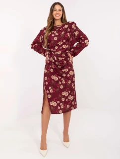 Sukienka IT SK bordowy model 21441244 - FPrice