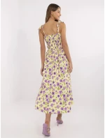 Sukienka MI SK  jasny żółty model 21124356 - FPrice