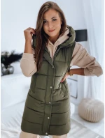 Dámská prošívaná vesta NOELIA zelená FashionStreet TY3132