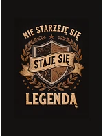 Pánské tričko I DON'T GET OLD TO BE A LEGEND černá NX0109R