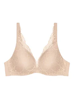 Dámská podprsenka Body Make-Up Illusion Lace WP - BROWN - TRIUMPH BROWN - TRIUMPH