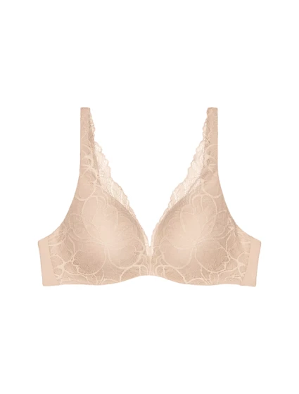 Dámská podprsenka Body Make-Up Illusion Lace WP - BROWN - TRIUMPH BROWN - TRIUMPH