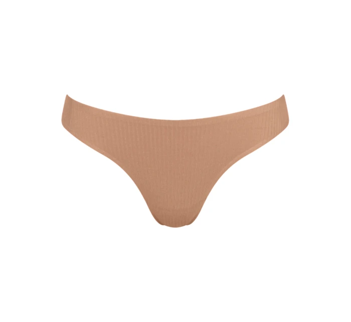 Dámská tanga ZERO Feel Pure String - NOSTALGIC BROWN - béžové 00CM - SLOGGI Dámská tanga ZERO Feel Pure String - NOSTALGIC BROWN - béžové 00CM - SLOGGI
