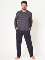 Pánské pyžamo Key MNS 304 B24 long/r M-2XL Pánské pyžamo Key MNS 304 B24 long/r M-2XL
