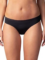 Dámské kalhotky s krajkou DAILY MICRO SLIP - BELLINDA - černá