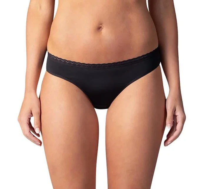 Dámské kalhotky s krajkou DAILY MICRO SLIP - BELLINDA - černá