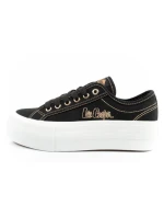 Lee Cooper dámská sportovní obuv na platformě černá se zlatými dámskými teniskami Lee Cooper dámská sportovní obuv na platformě černá se zlatými dámskými teniskami